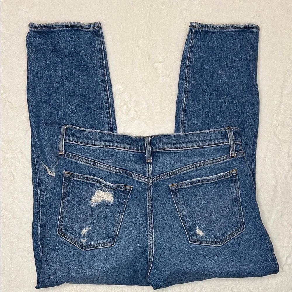 Abercrombie & Fitch The Boyfriend Mid Rise Denim Jeans Size 8